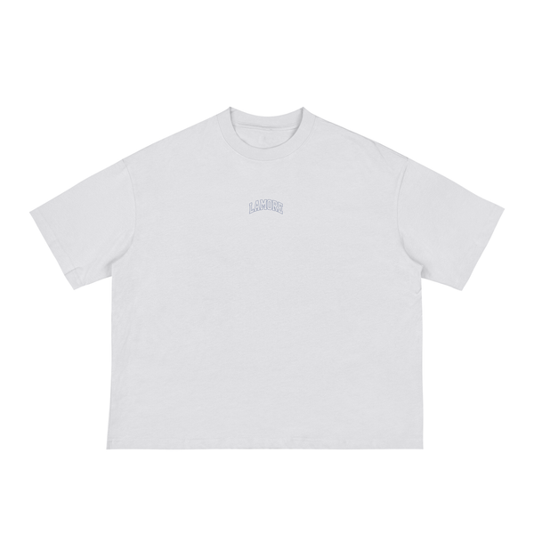 CURVED LOGO BOXY TEE - NAVY