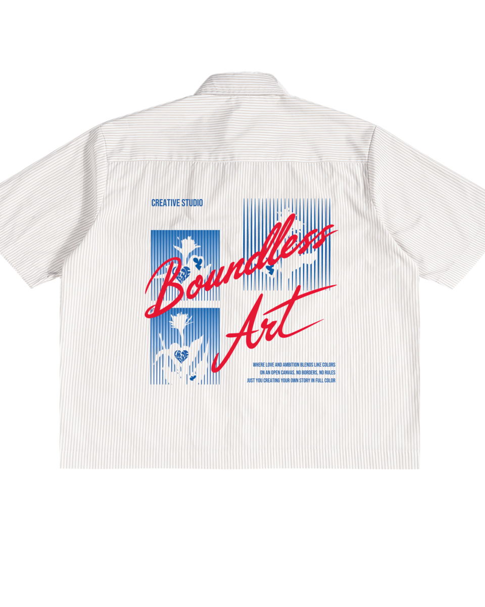BOUNDLESS ART SHIRT - WHITE
