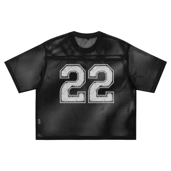 LAMORE MESH JERSEY - BLACK