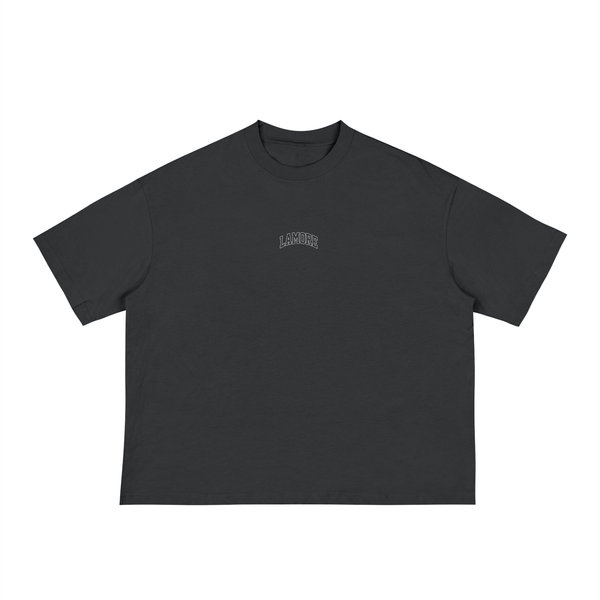 CURVE LOGO BOXY TEE - BLACK/WHITE