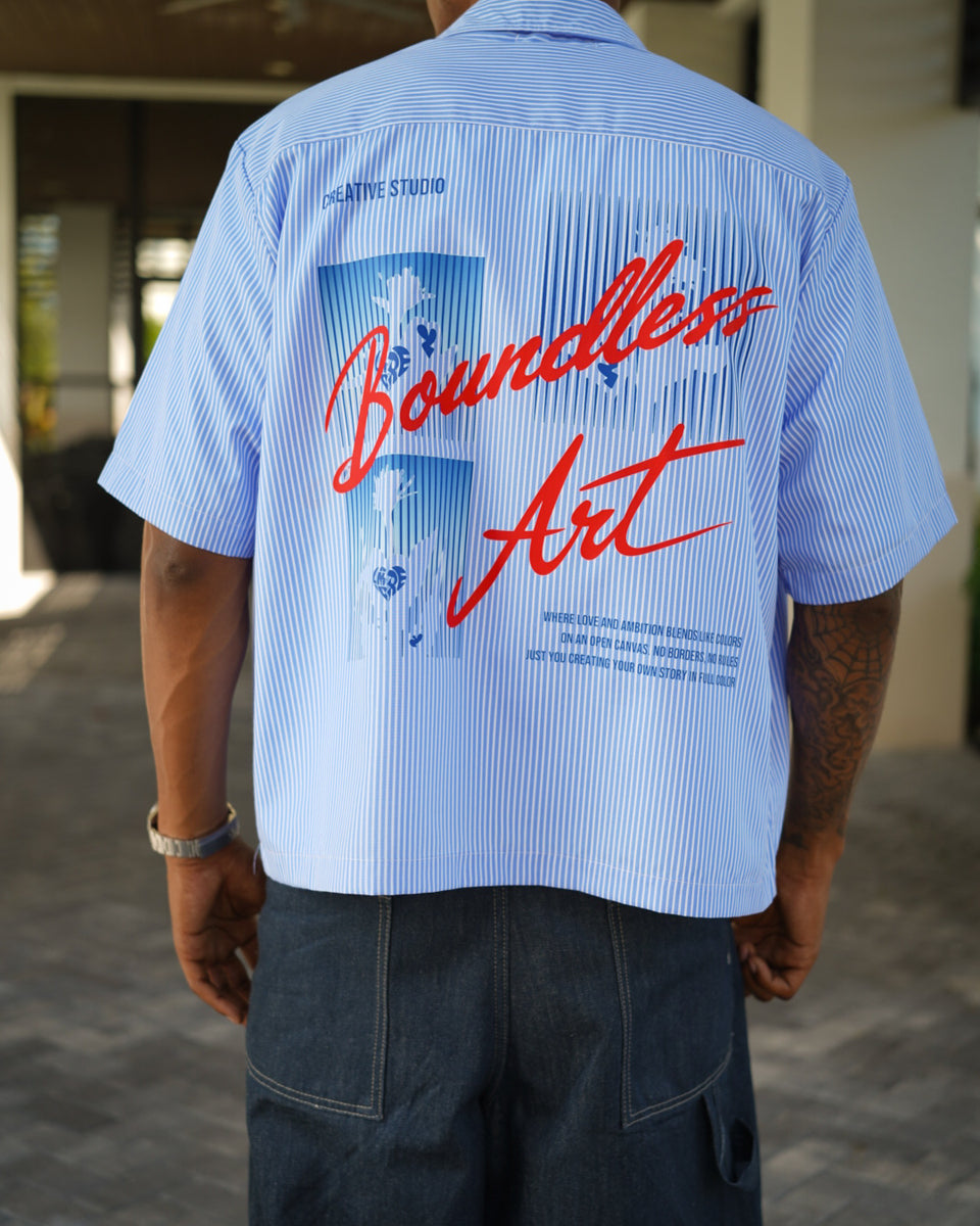 BOUNDLESS ART SHIRT - BLUE