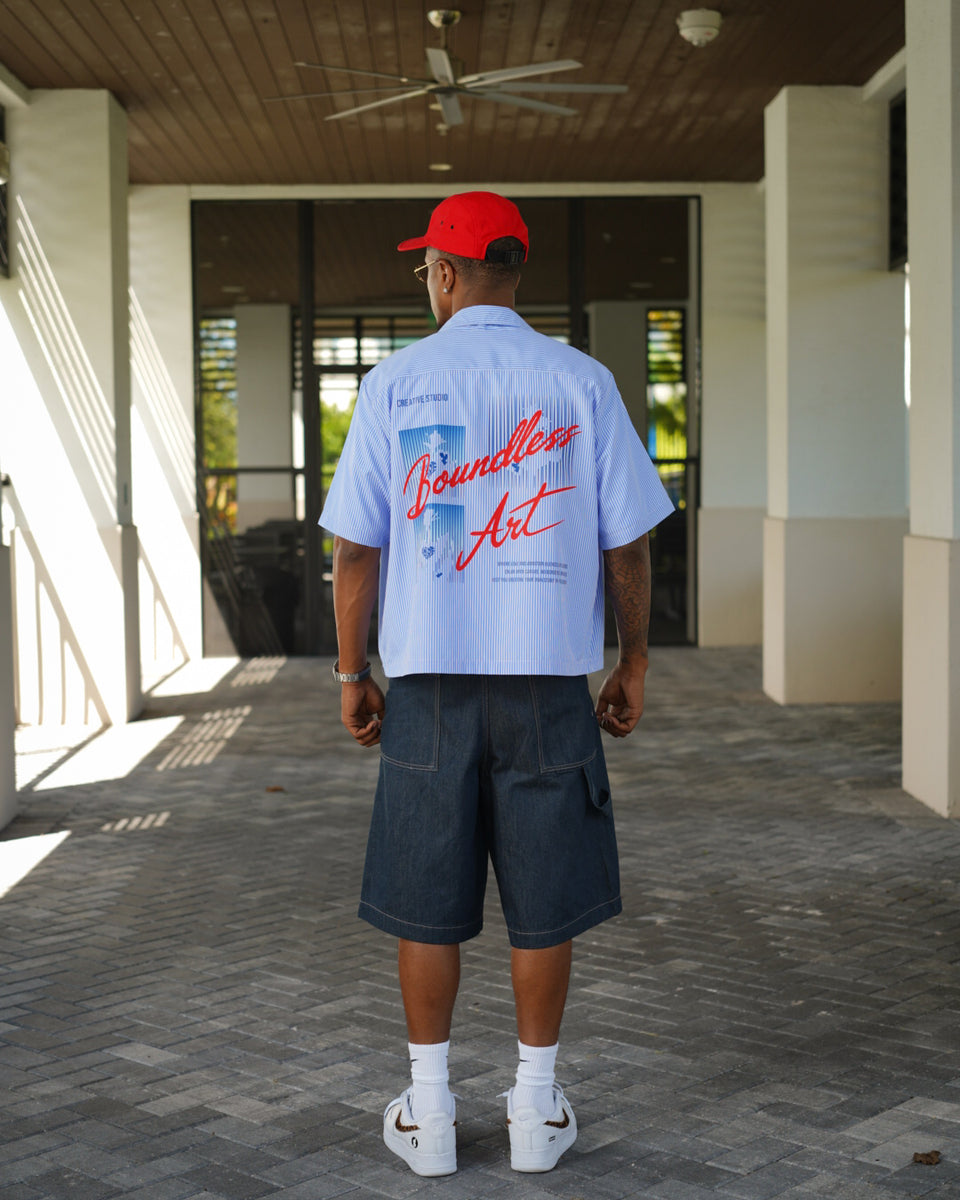 BOUNDLESS ART SHIRT - BLUE