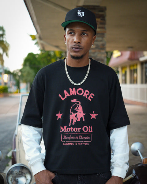 Lamore Motor Oil Shirt - Black