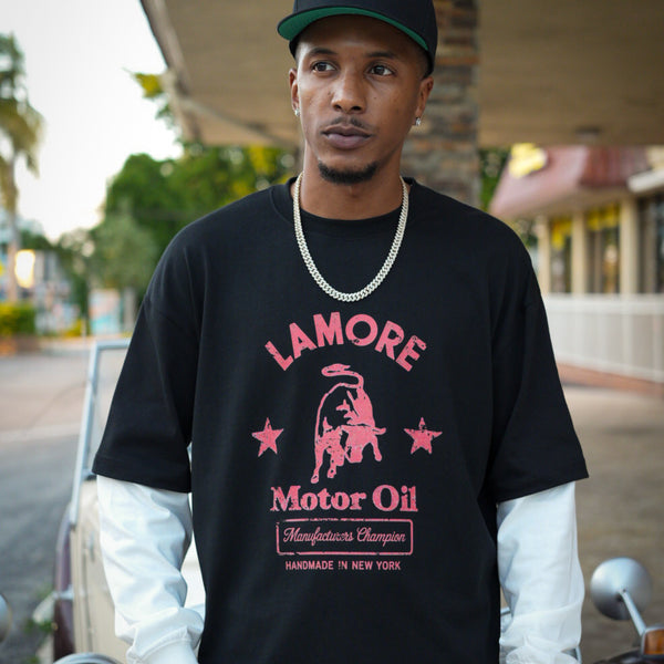 Lamore Motor Oil Shirt - Black