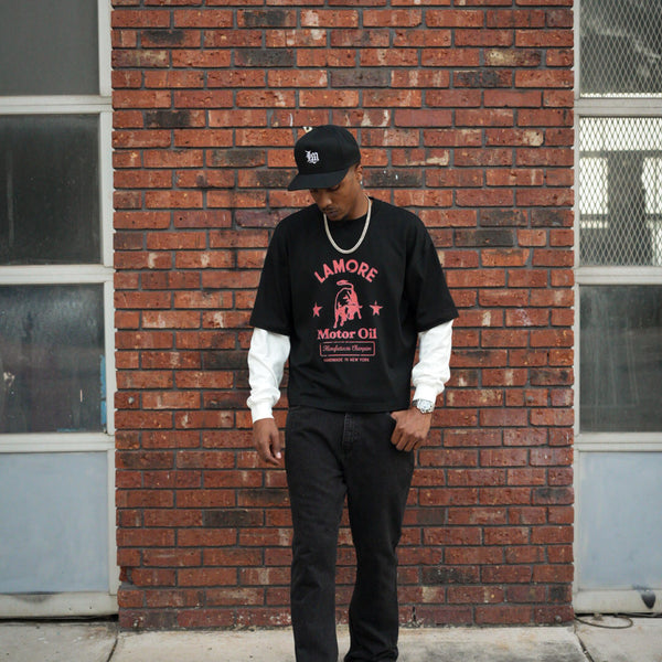 Lamore Motor Oil Shirt - Black