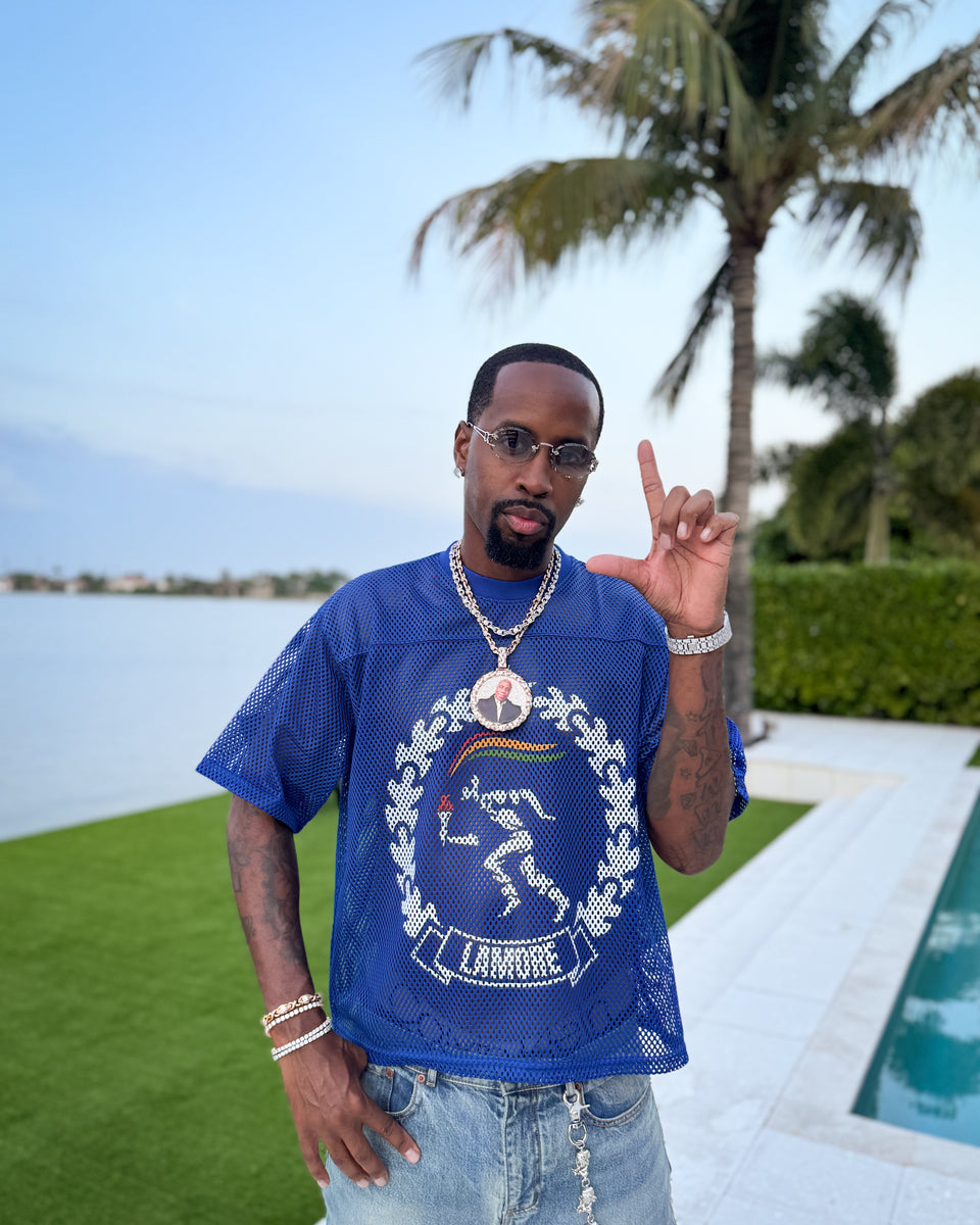 LAMORE MESH JERSEY - ROYAL