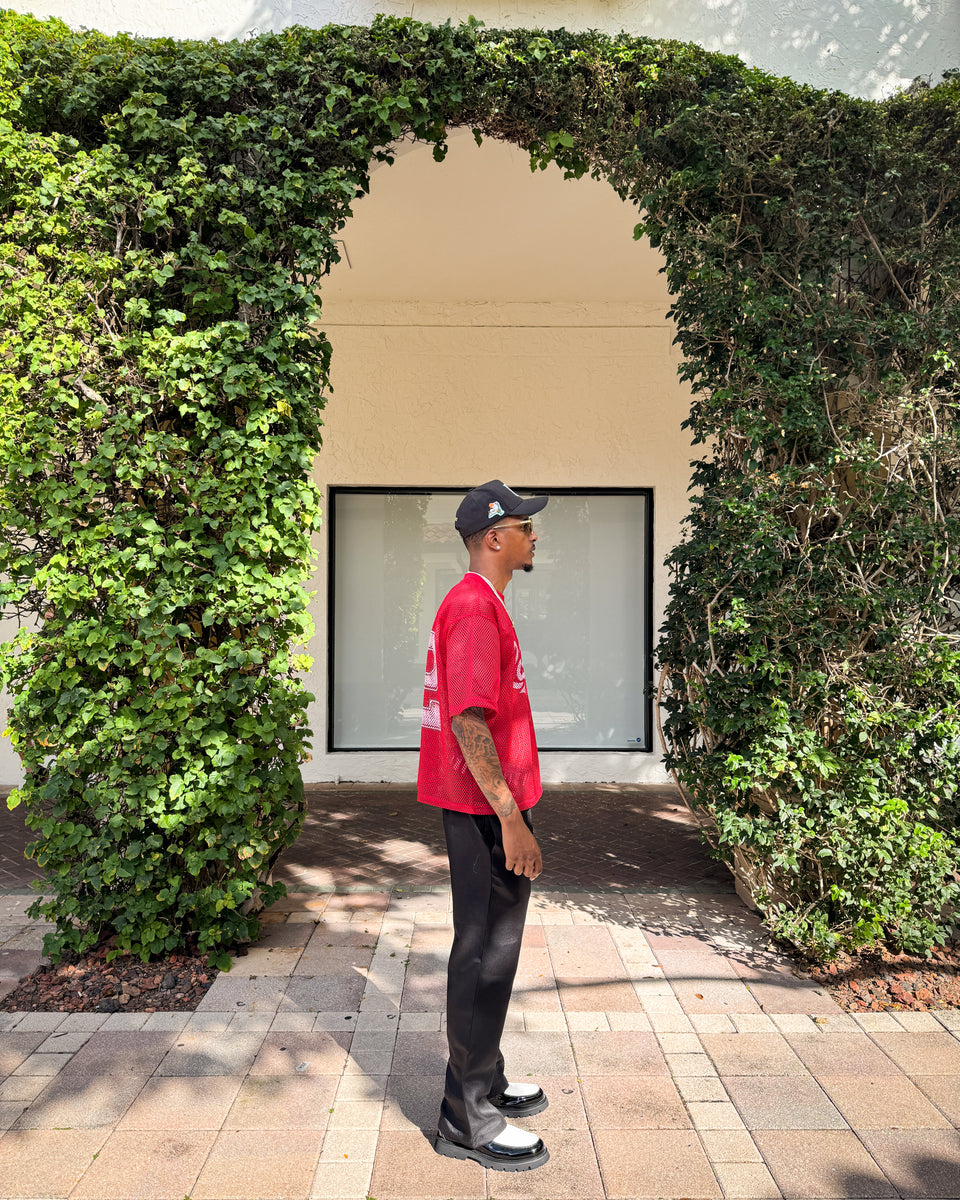 LAMORE MESH JERSEY - RED