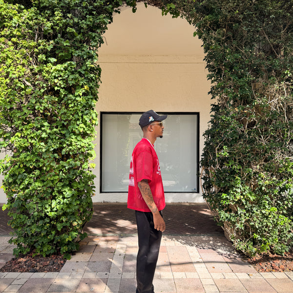 LAMORE MESH JERSEY - RED