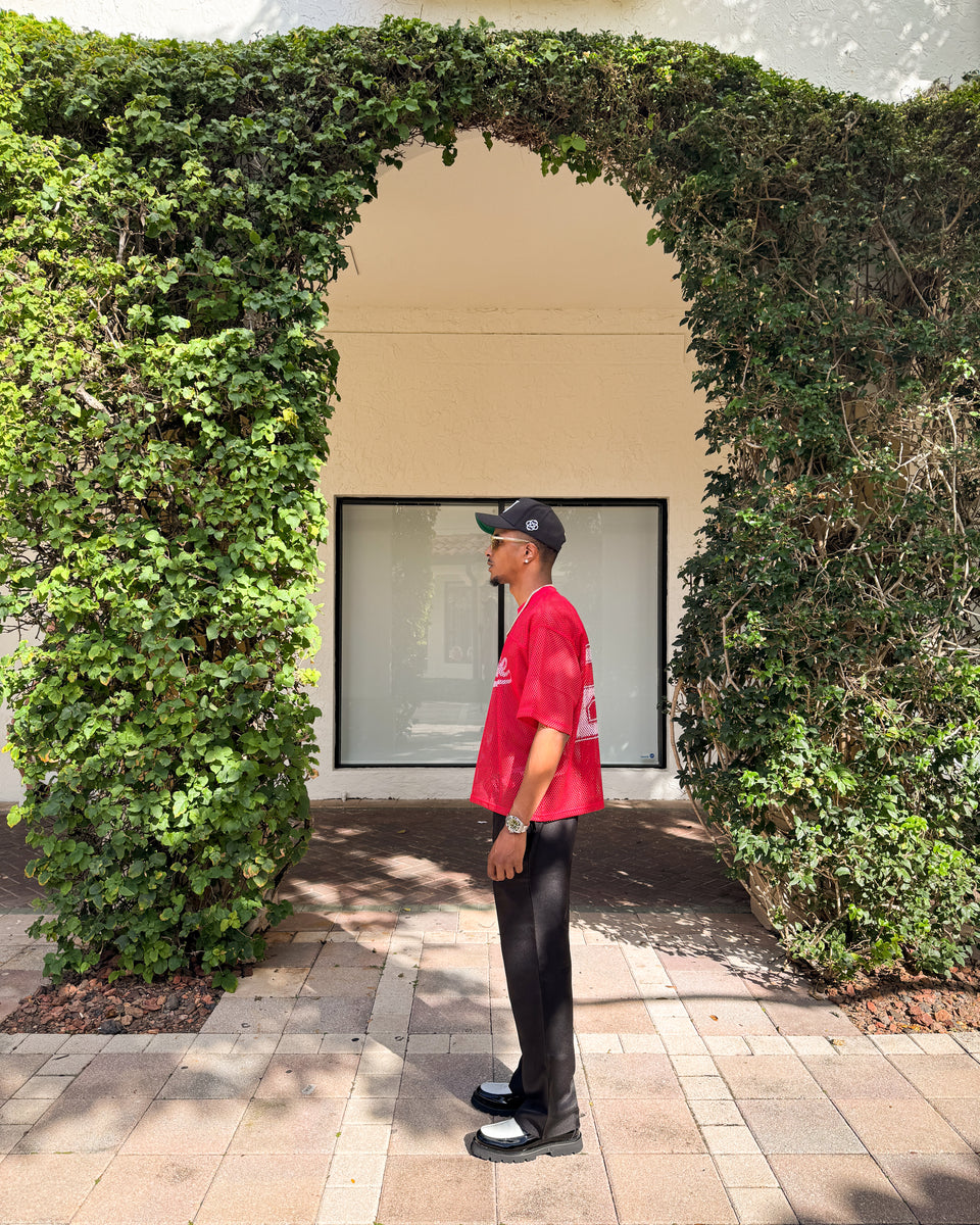 LAMORE MESH JERSEY - RED