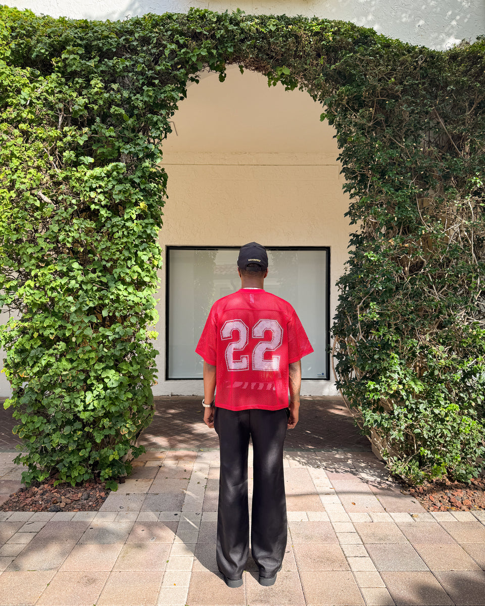 LAMORE MESH JERSEY - RED