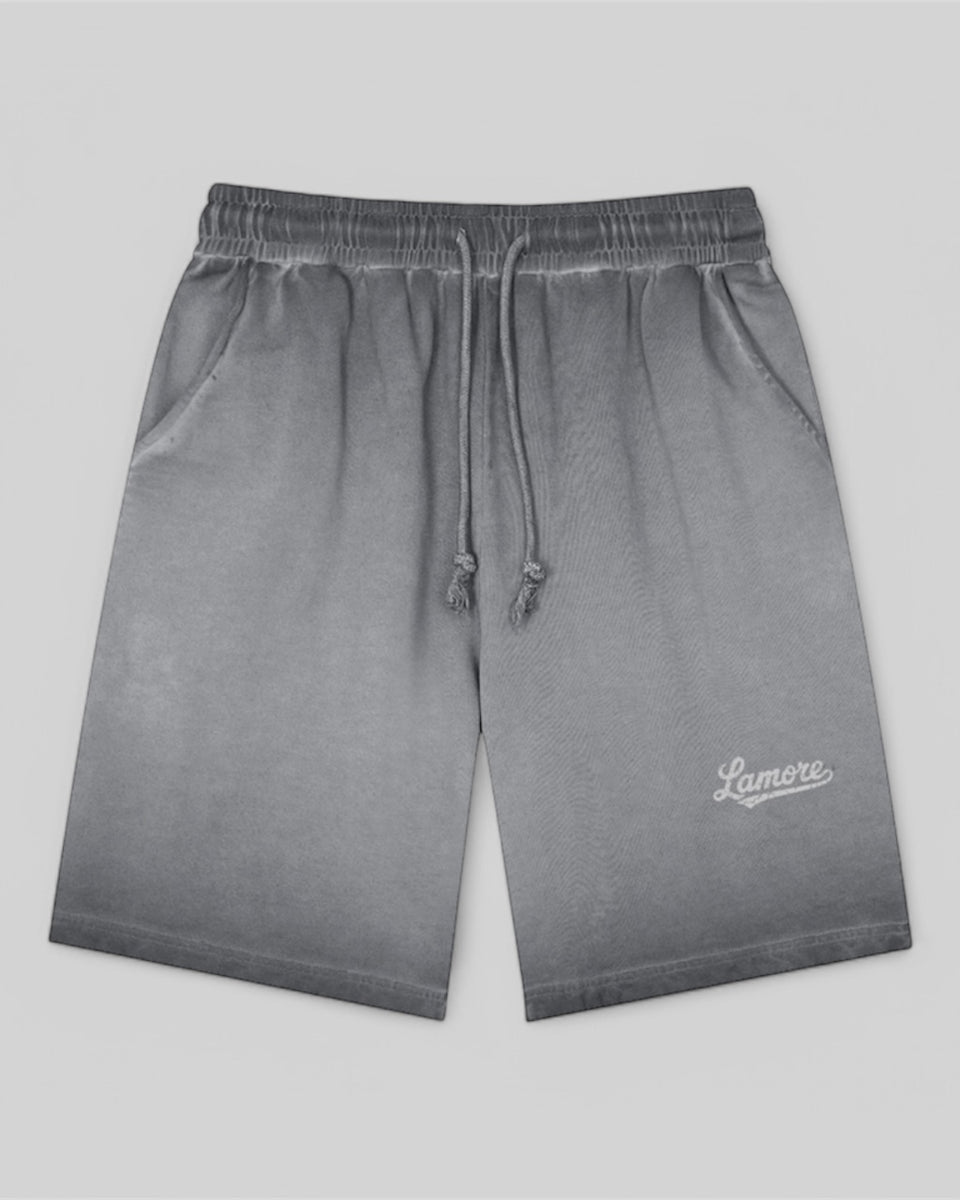 REVERSE DYED SWEATSHORTS