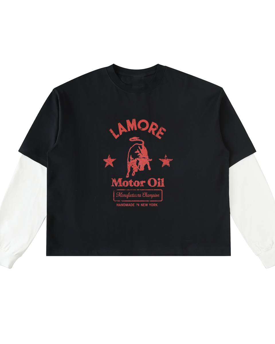 Lamore Motor Oil Shirt - Black