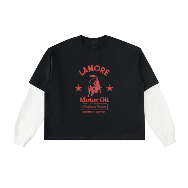 Lamore Motor Oil Shirt - Black
